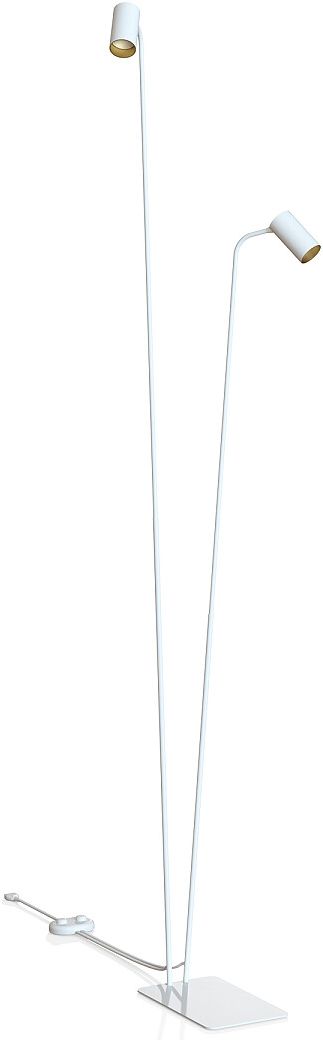 Nowodvorski Lighting Mono lampă de podea 2x10 W alb-auriu 7715