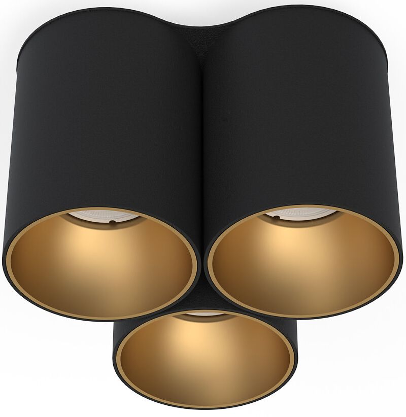 Nowodvorski Lighting Eye Tone lampă de tavan 3x10 W negru-auriu 8092