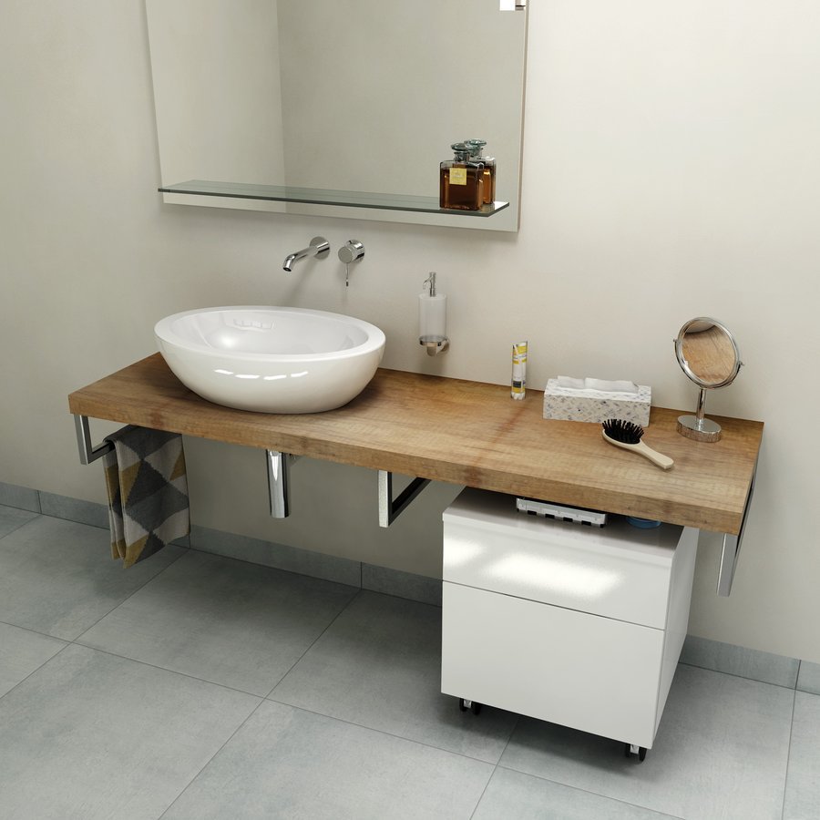 Sapho Avice blat 130x49.5 cm grafit-lemn AV138
