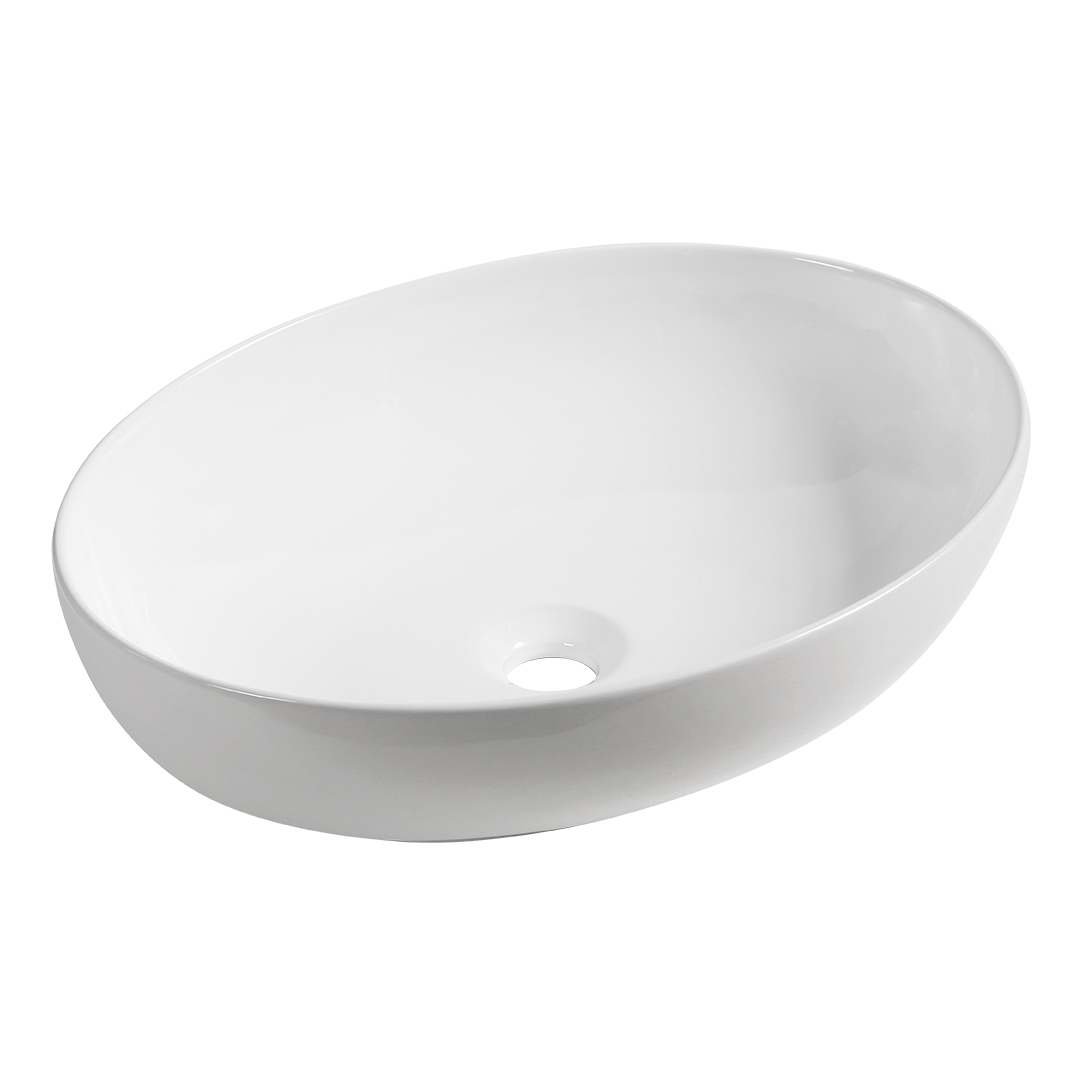 Laveo Desna lavoar 51x39 cm ovale de blat alb VUD6251