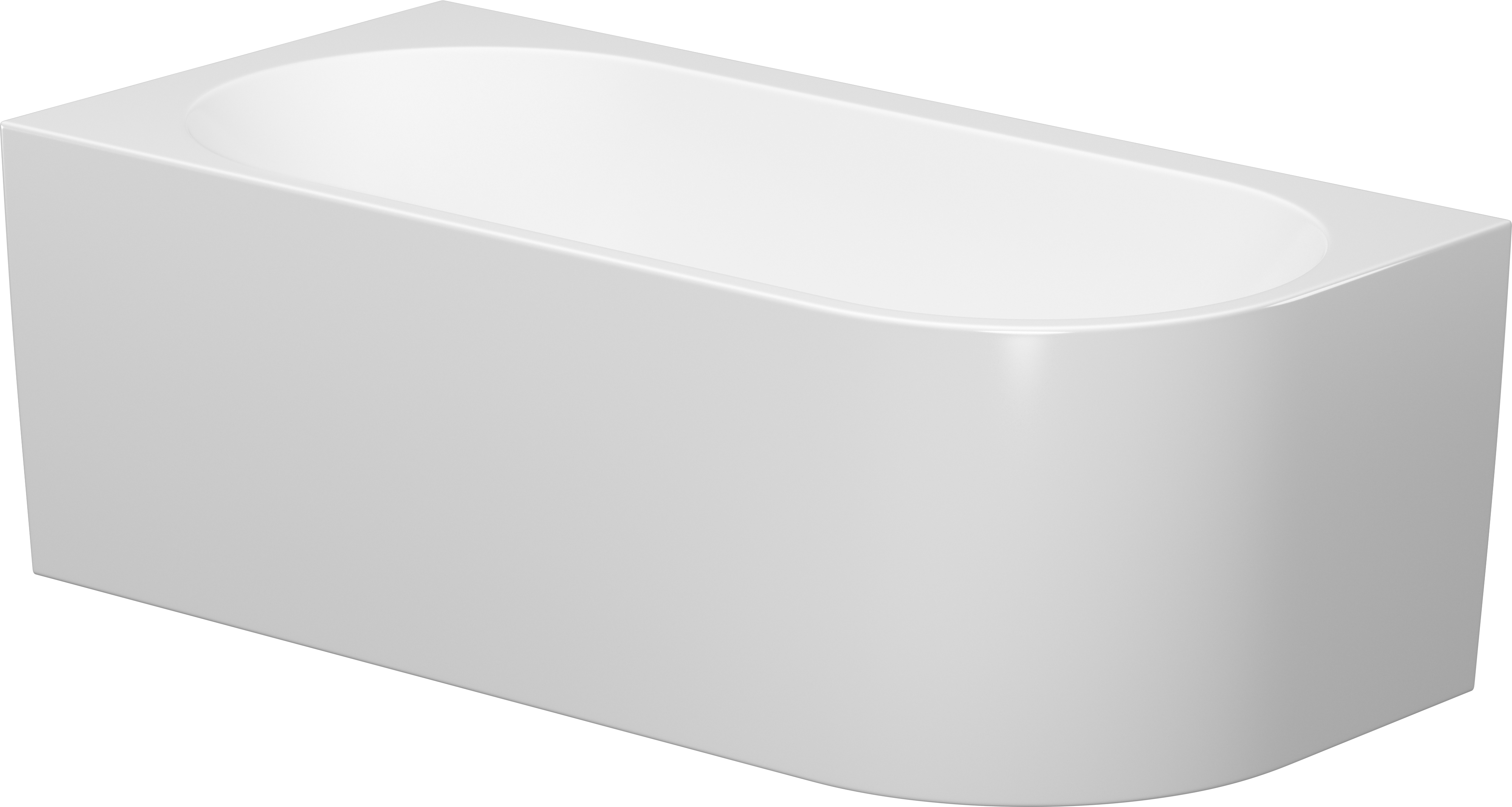 Cersanit Crea cadă freestanding 170x82 cm ovală alb S301-329