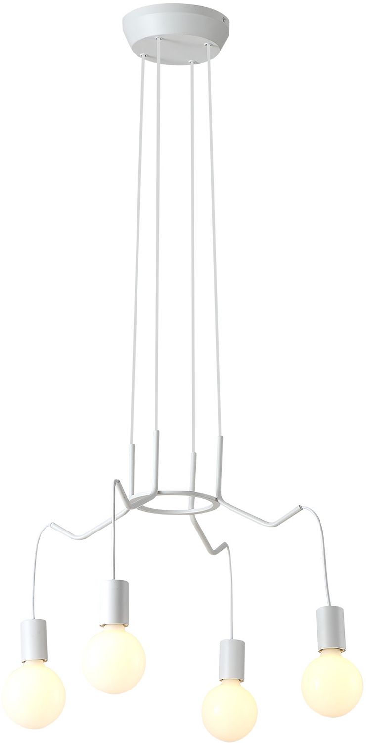 Candellux Basso lampă suspendată 4x40 W alb 34-71002