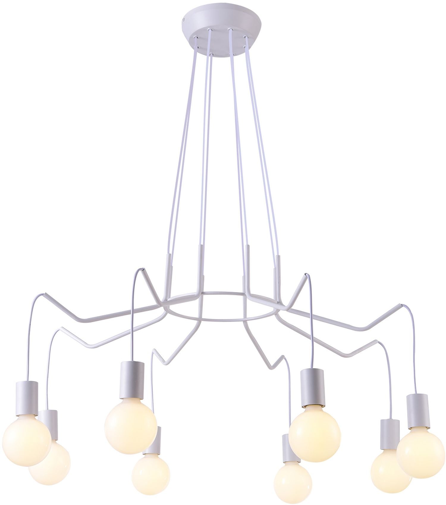Candellux Basso lampă suspendată x40 W alb 38-71040
