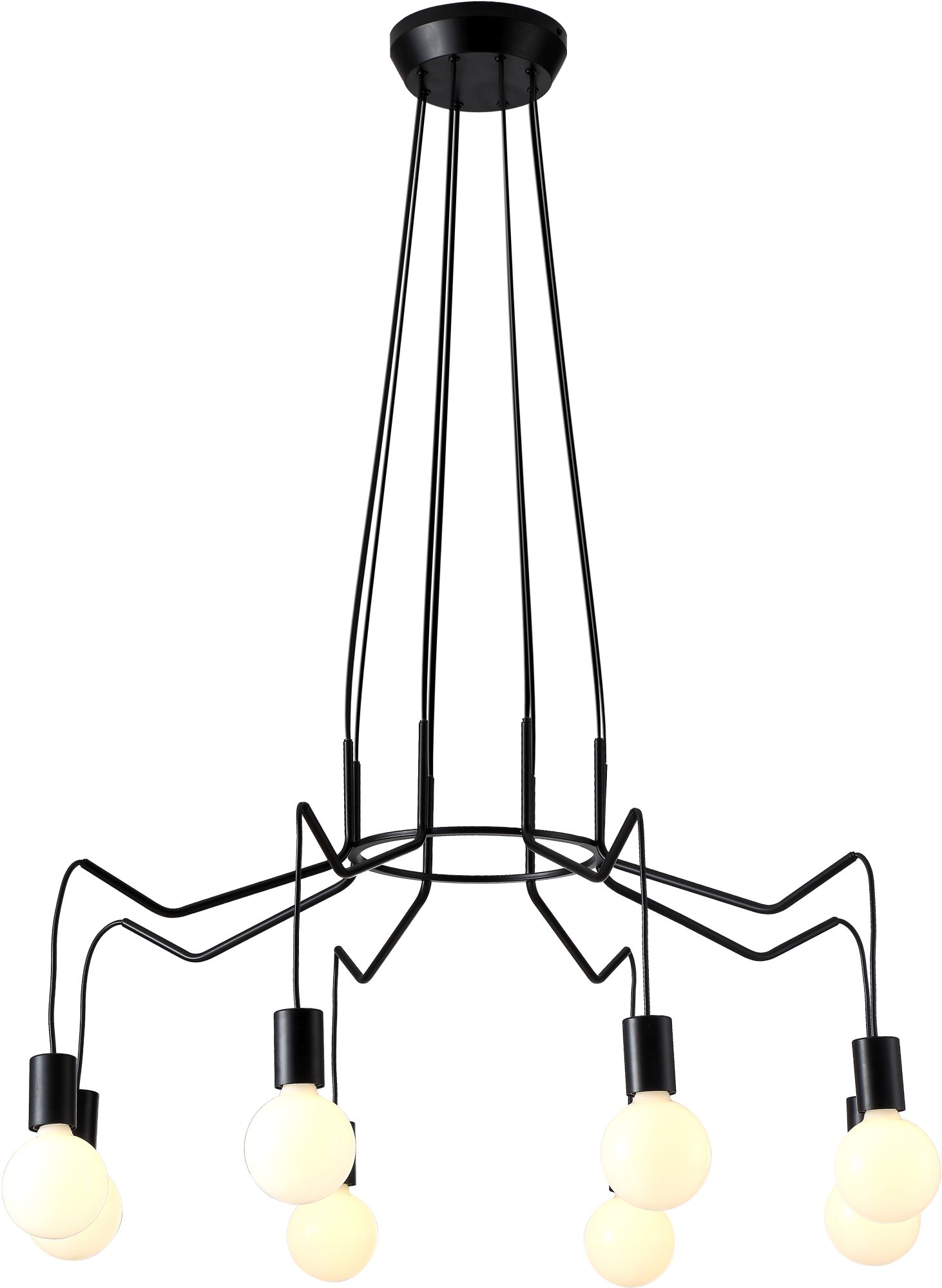 Candellux Basso lampă suspendată x40 W negru 38-71057