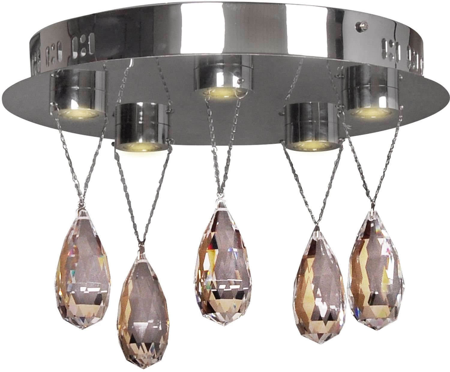 Candellux Prisma lampă de tavan 5x3 W crom 98-25722