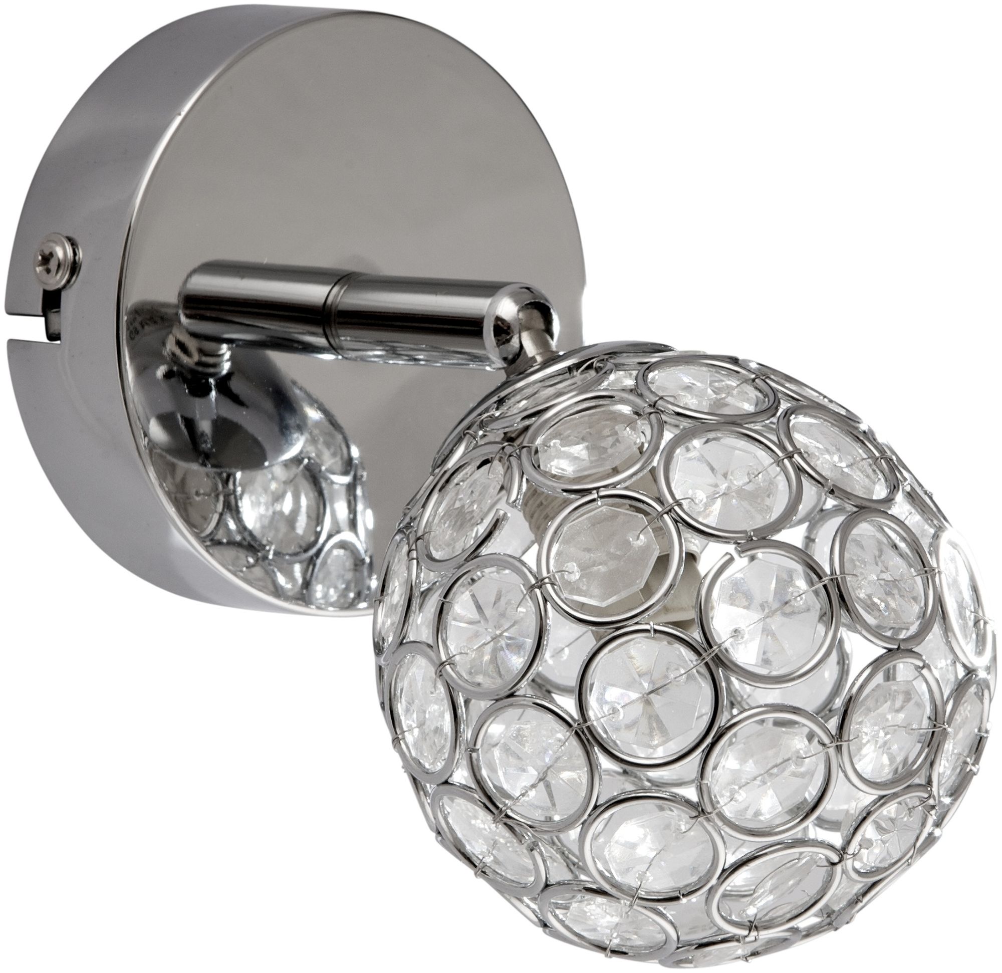 Candellux Starlet lampă de perete 1x40 W crom-transparent 91-85781