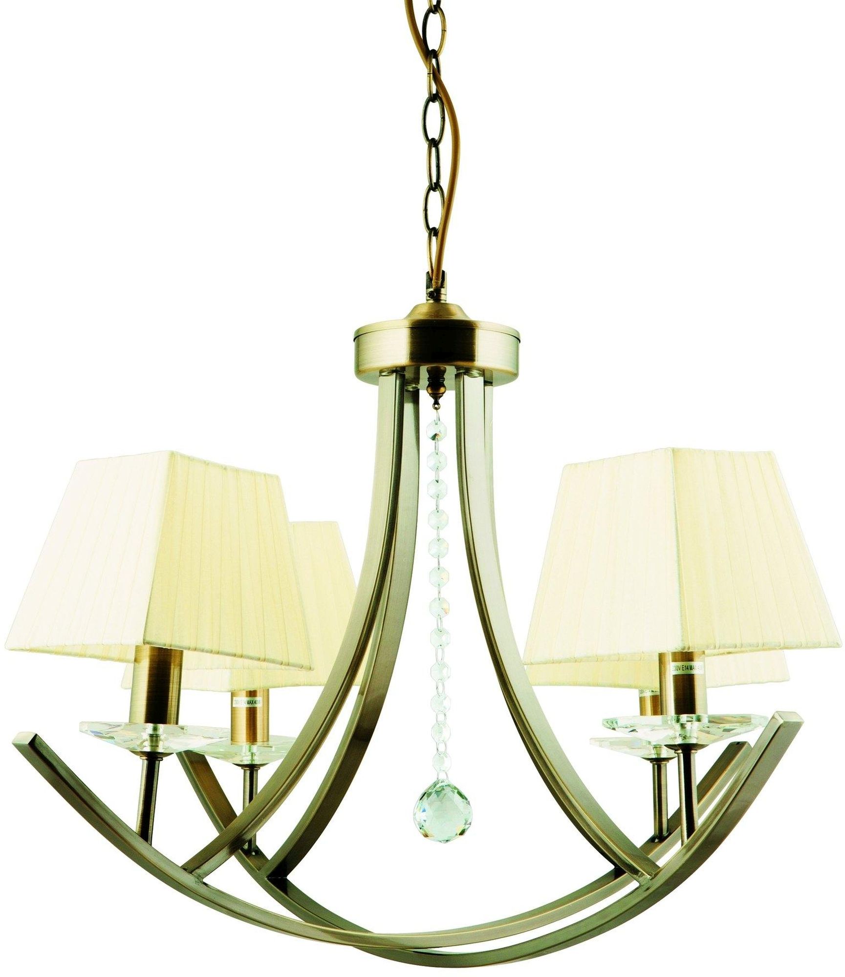 Candellux Valencia lampă suspendată 4x40 W patină-galben 34-84555