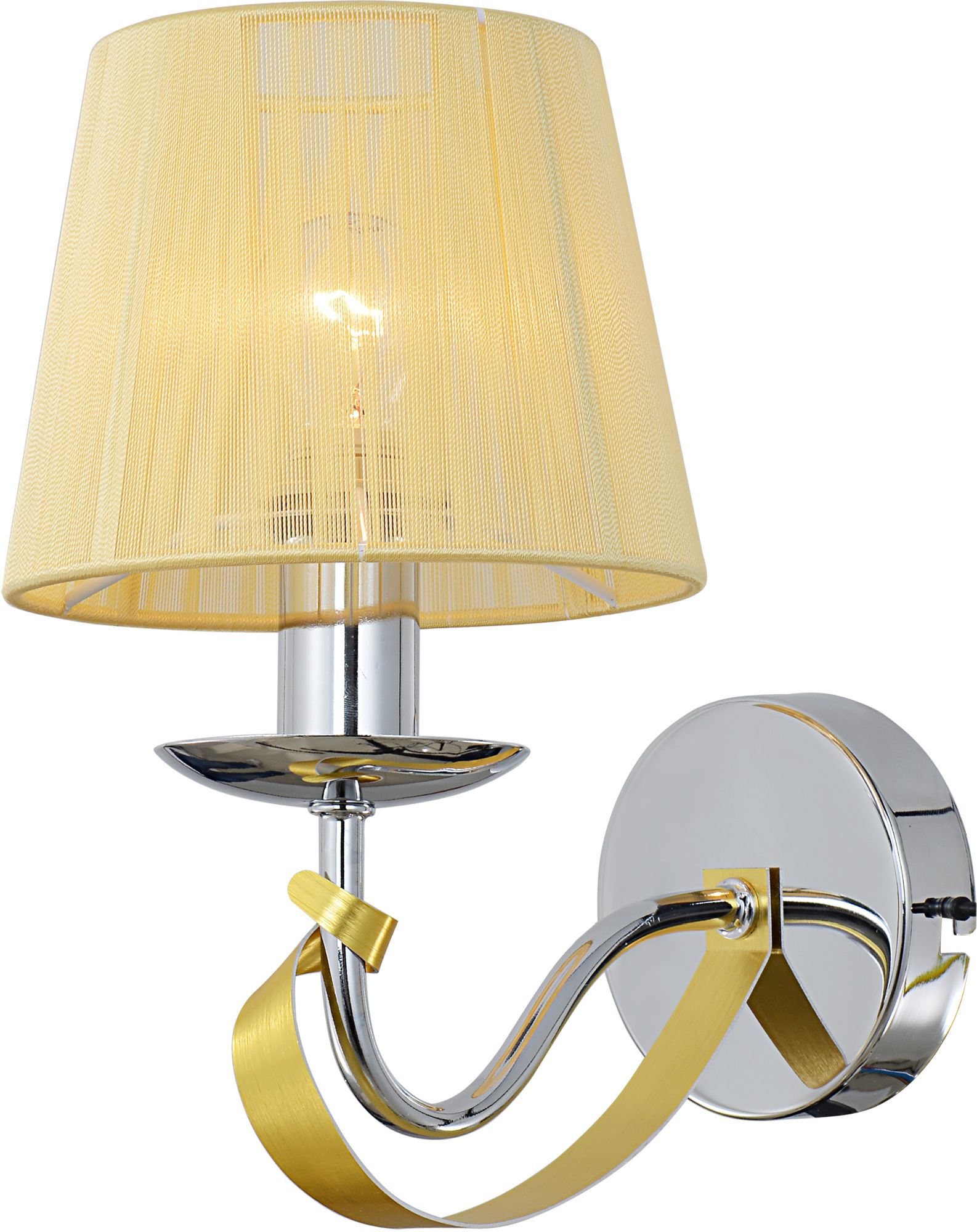 Candellux Diva lampă de perete 1x40 W crom-auriu 21-55040