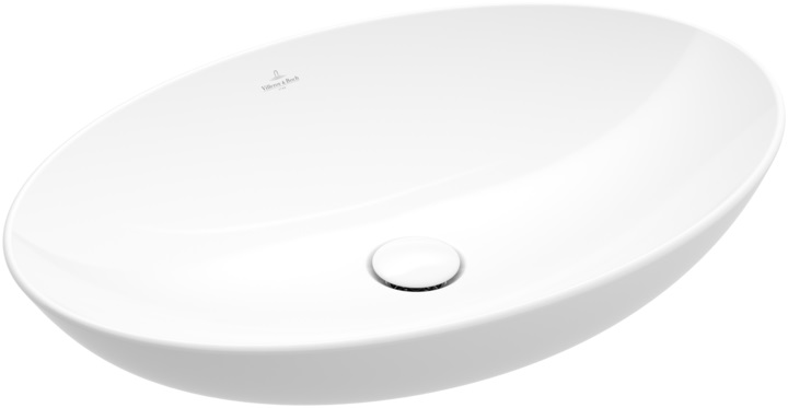 Villeroy & Boch Loop & Friends lavoar 62x42 cm ovale de blat alb 4A4800R1
