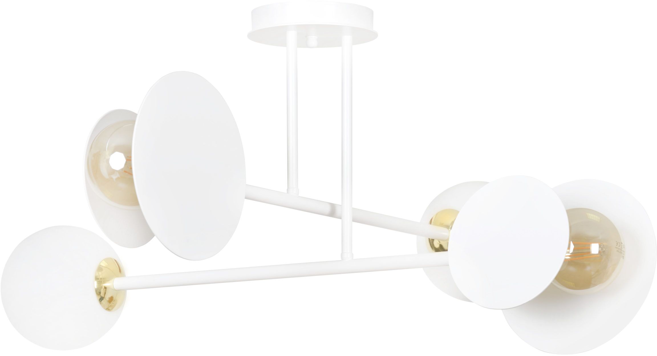 Emibig Minerva lampă de tavan 4x15 W alb 613/4
