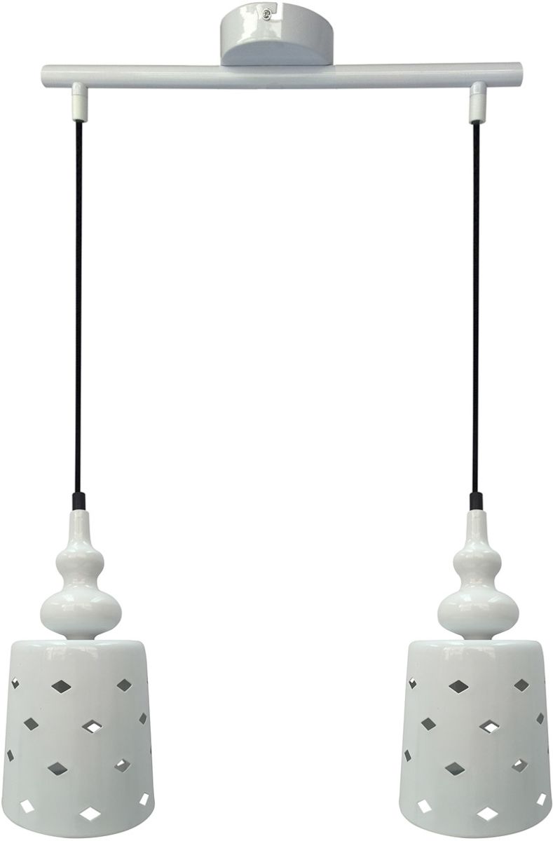 Candellux Hamp lampă suspendată 2x60 W alb 32-51929