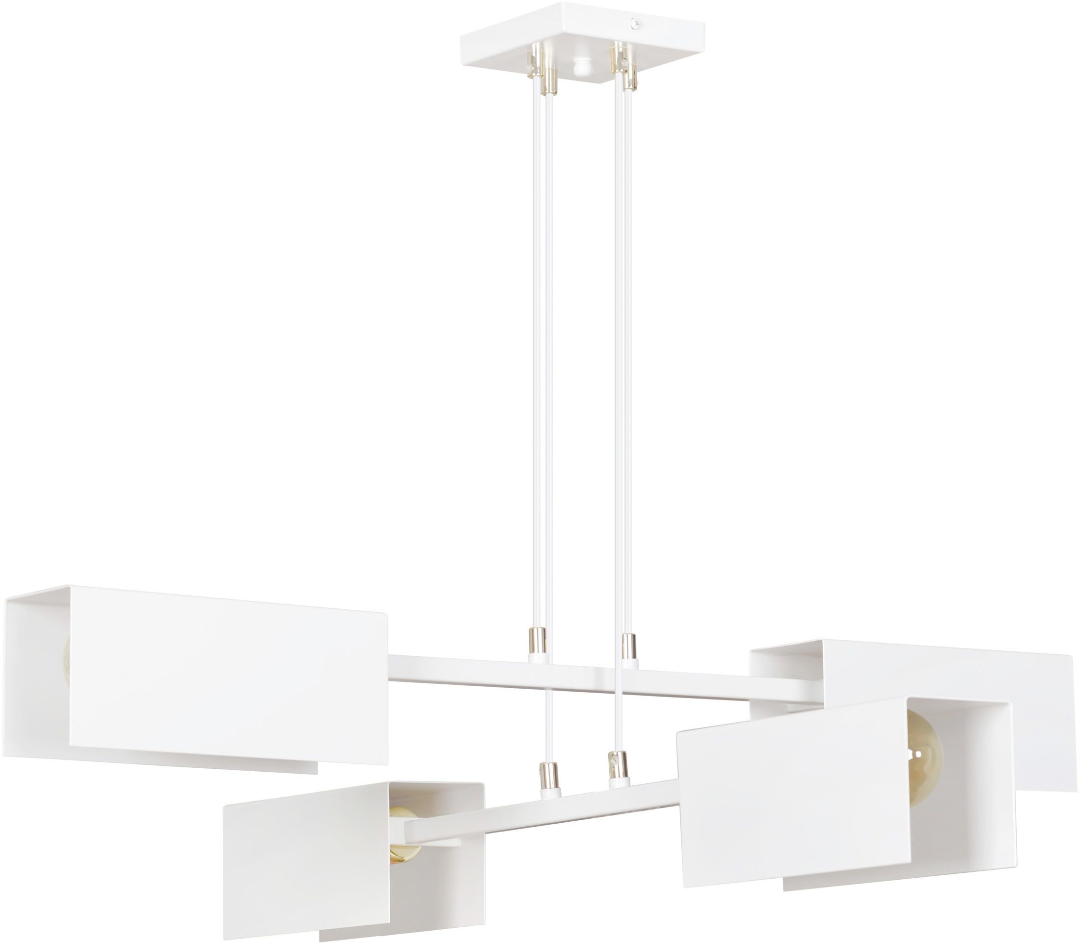 Emibig Tolos lampă suspendată 4x15 W alb 634/4