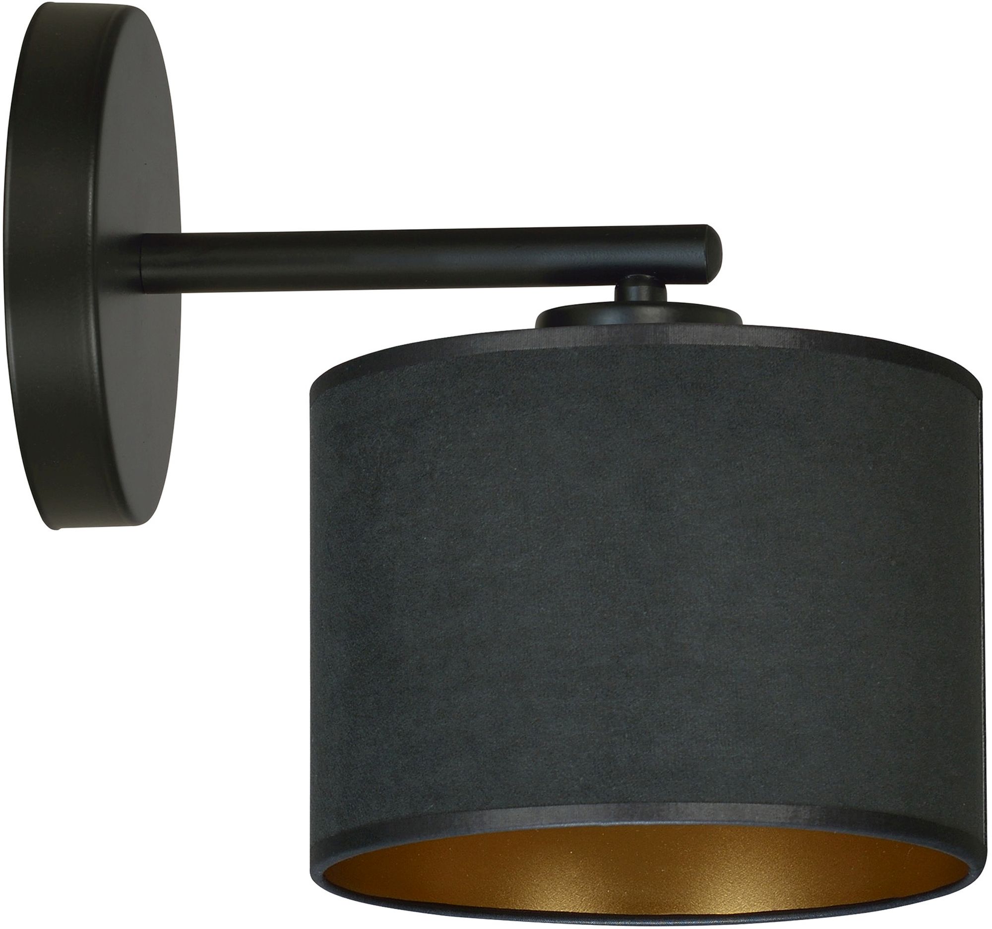 Emibig Hilde lampă de perete 1x60 W negru-auriu 1054/K1