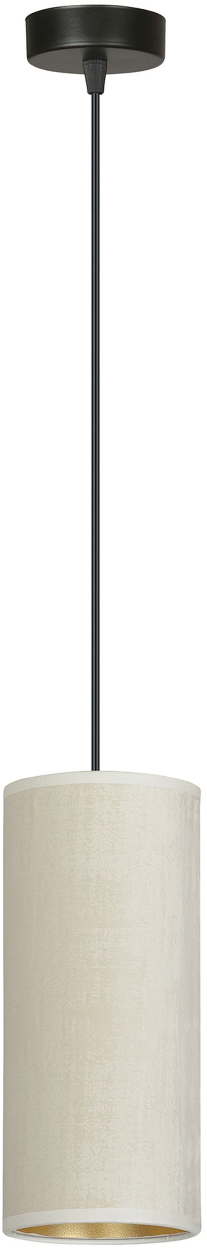 Emibig Bente lampă suspendată 1x60 W alb-negru-auriu 1059/1