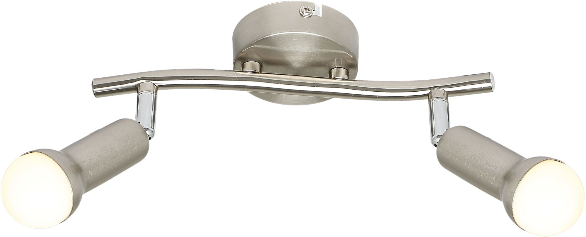 Candellux Arc lampă de tavan 2x40 W nichel 92-63298