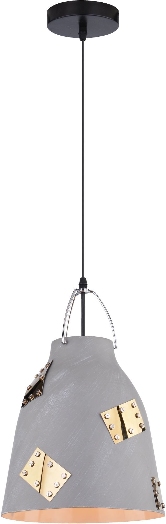 Candellux Patch lampă suspendată 1x60 W auriu-gri/frasin 31-43269