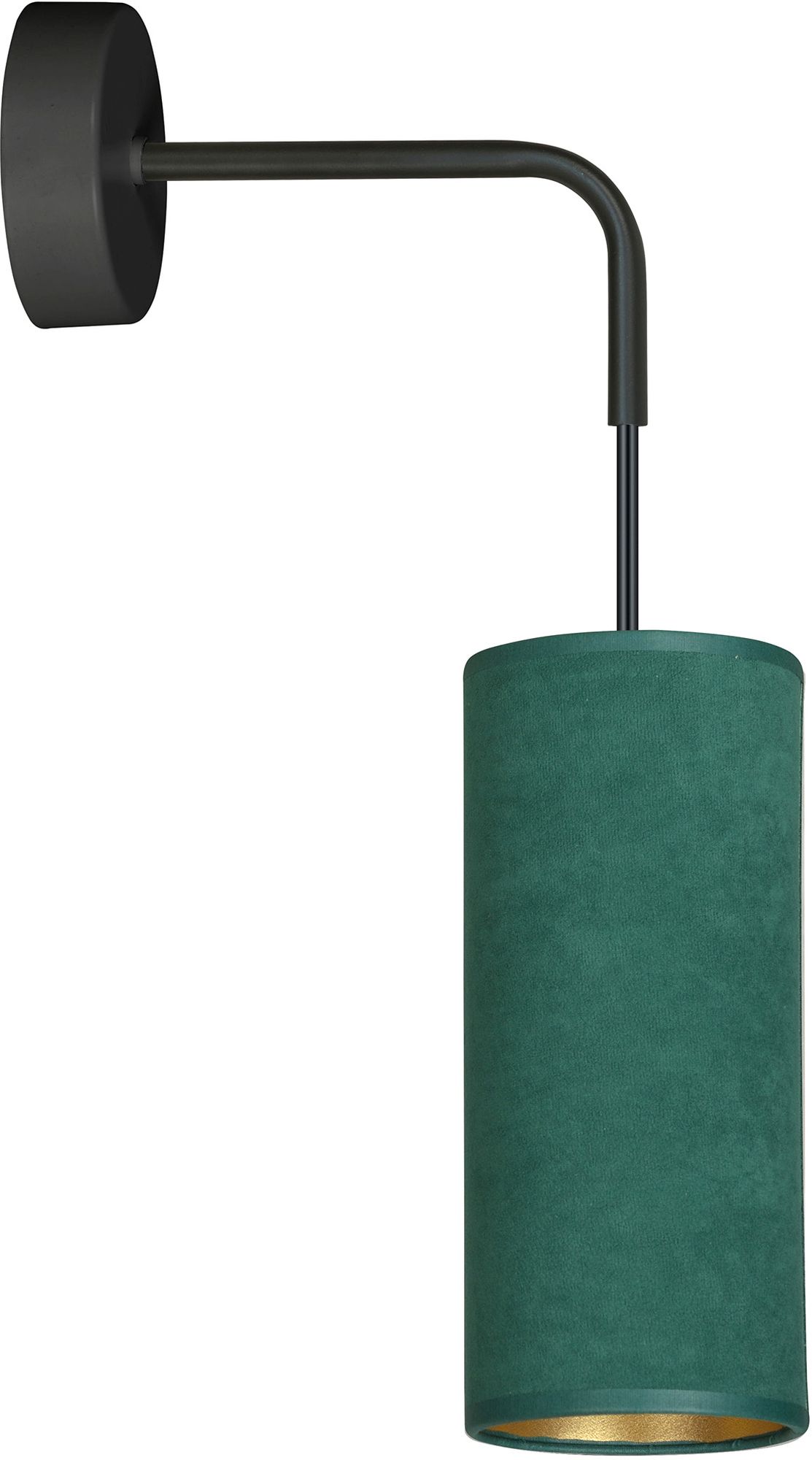 Emibig Bente lampă de perete 1x60 W negru-verde-auriu 1058/K1