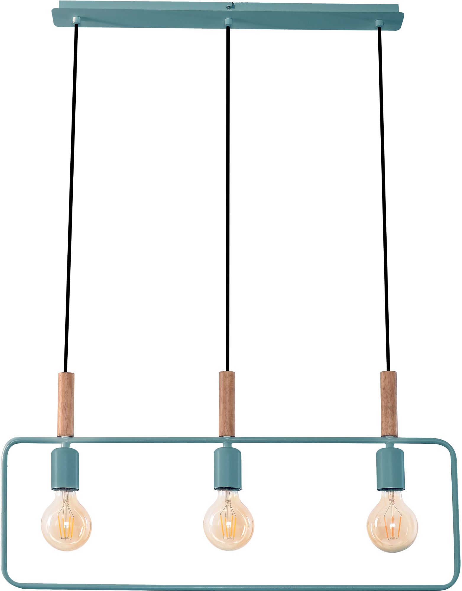 Candellux Frame lampă suspendată 3x60 W lemn 33-73754