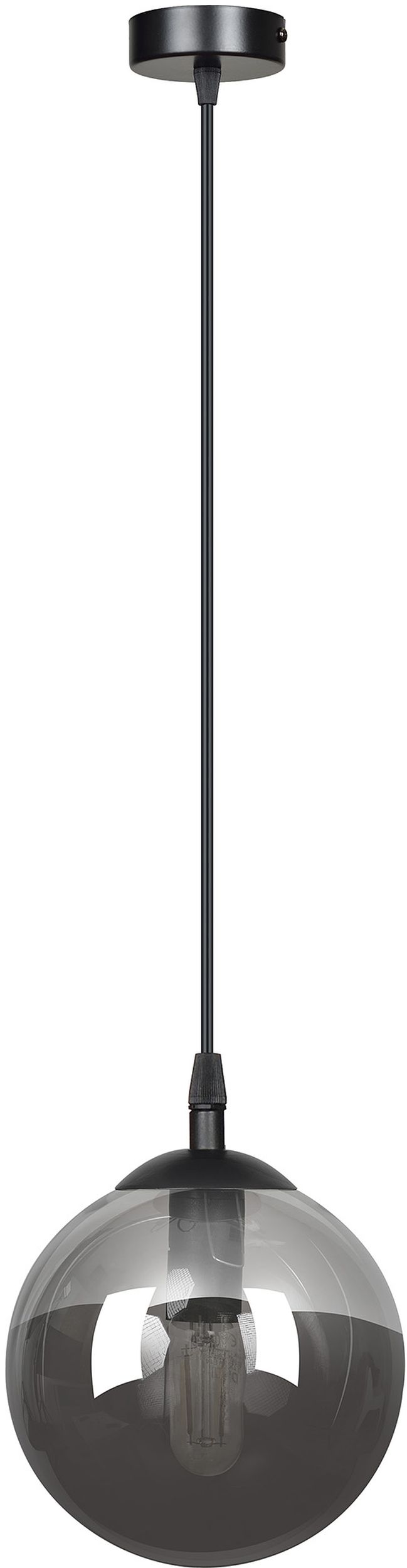 Emibig Cosmo lampă suspendată 1x40 W negru 712/1