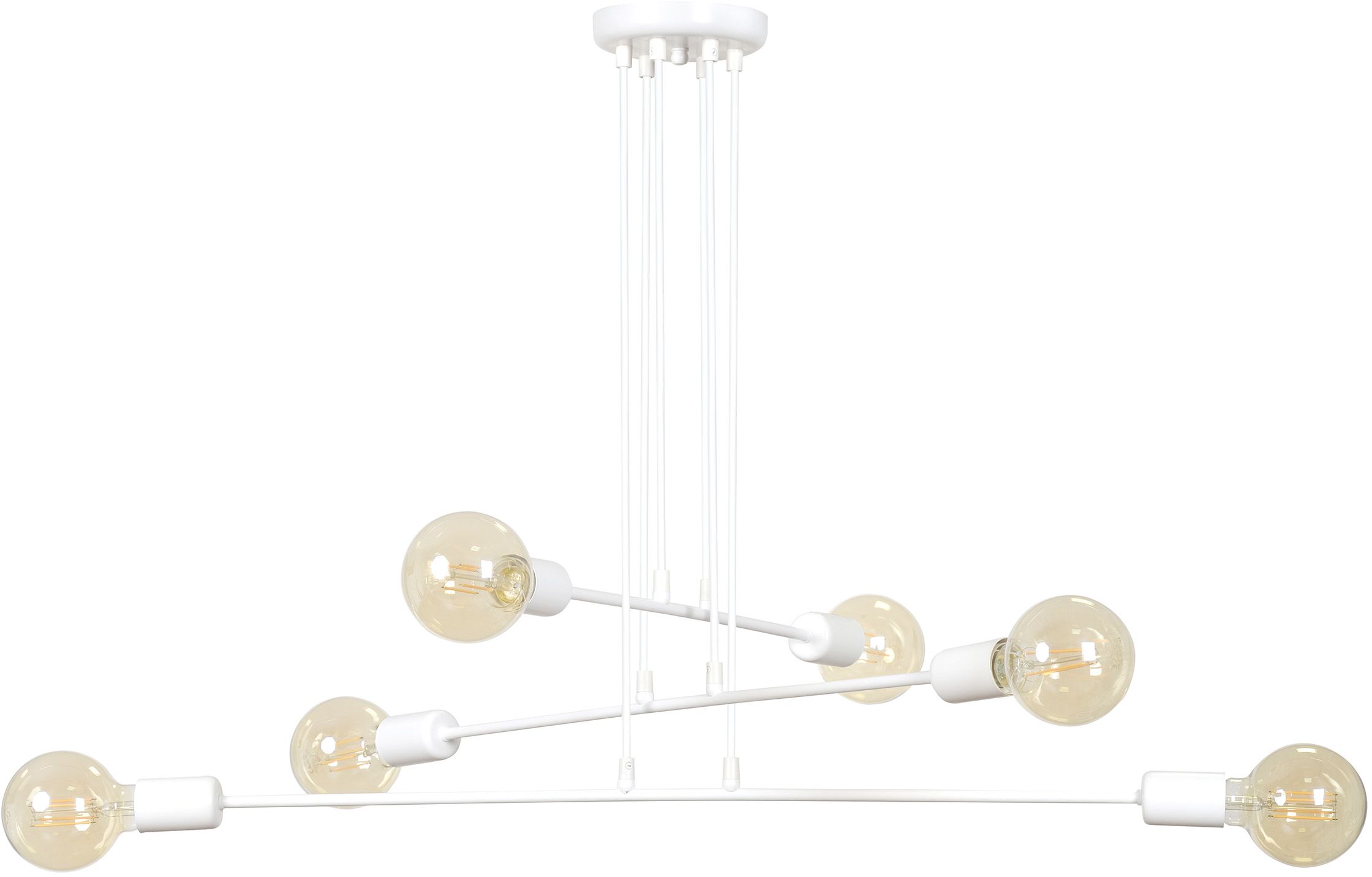 Emibig Multipo lampă suspendată 6x15 W alb 697/6