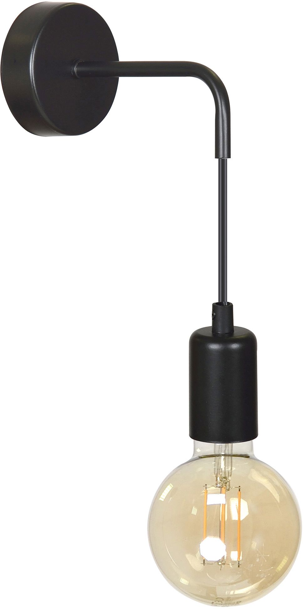 Emibig Multipo lampă de perete 1x15 W negru 696/K1