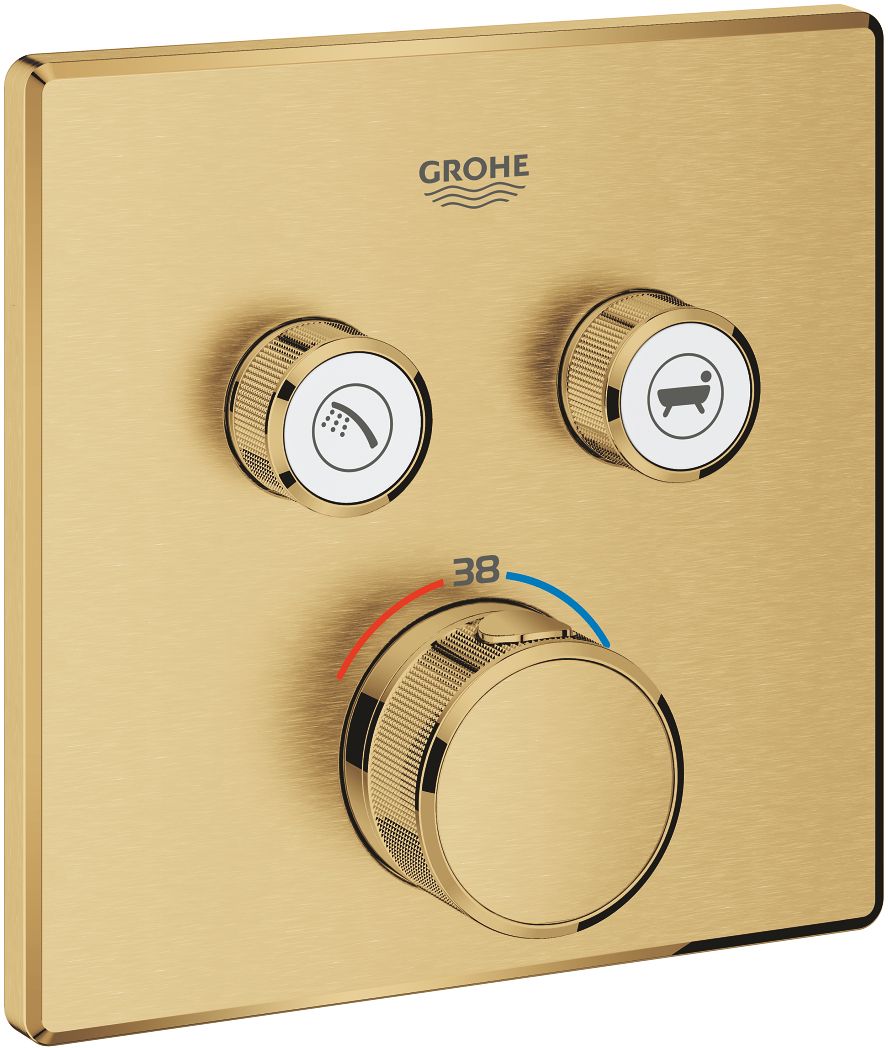 Grohe Grohtherm SmartControl baterie cadă-duș ascuns da Brushed Cool Sunrise 29124GN0