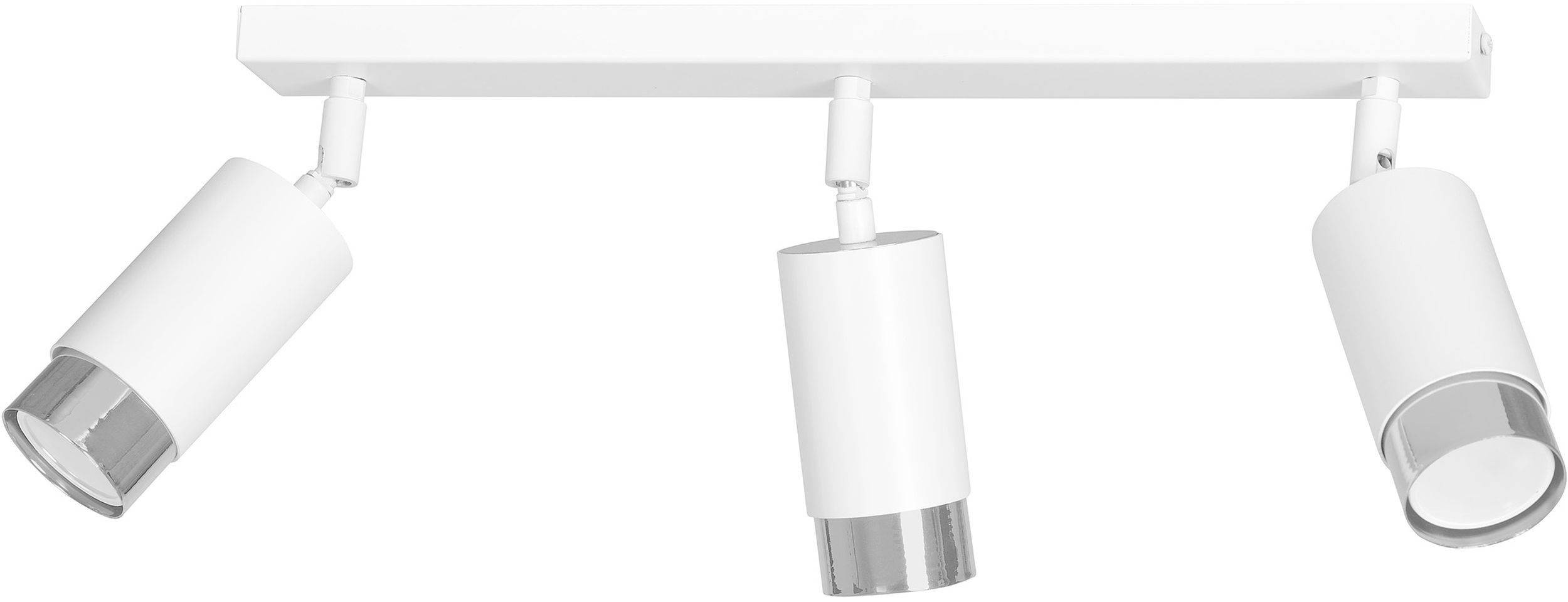 Emibig Hiro lampă de tavan 3x8 W alb-crom 962/3