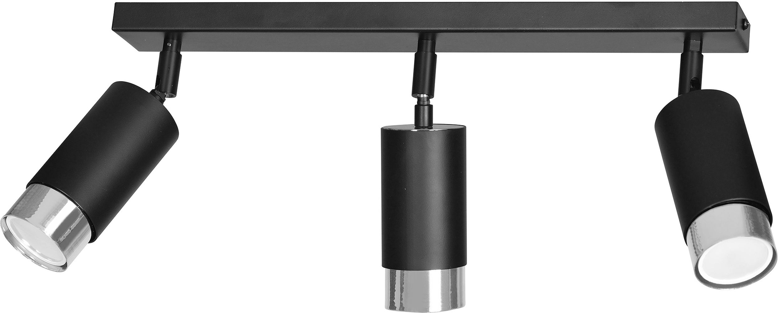 Emibig Hiro lampă de tavan 3x8 W negru-crom 964/3