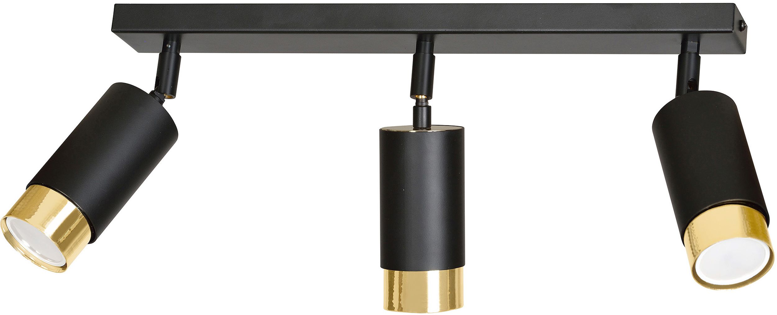Emibig Hiro lampă de tavan 3x8 W negru-auriu 965/3