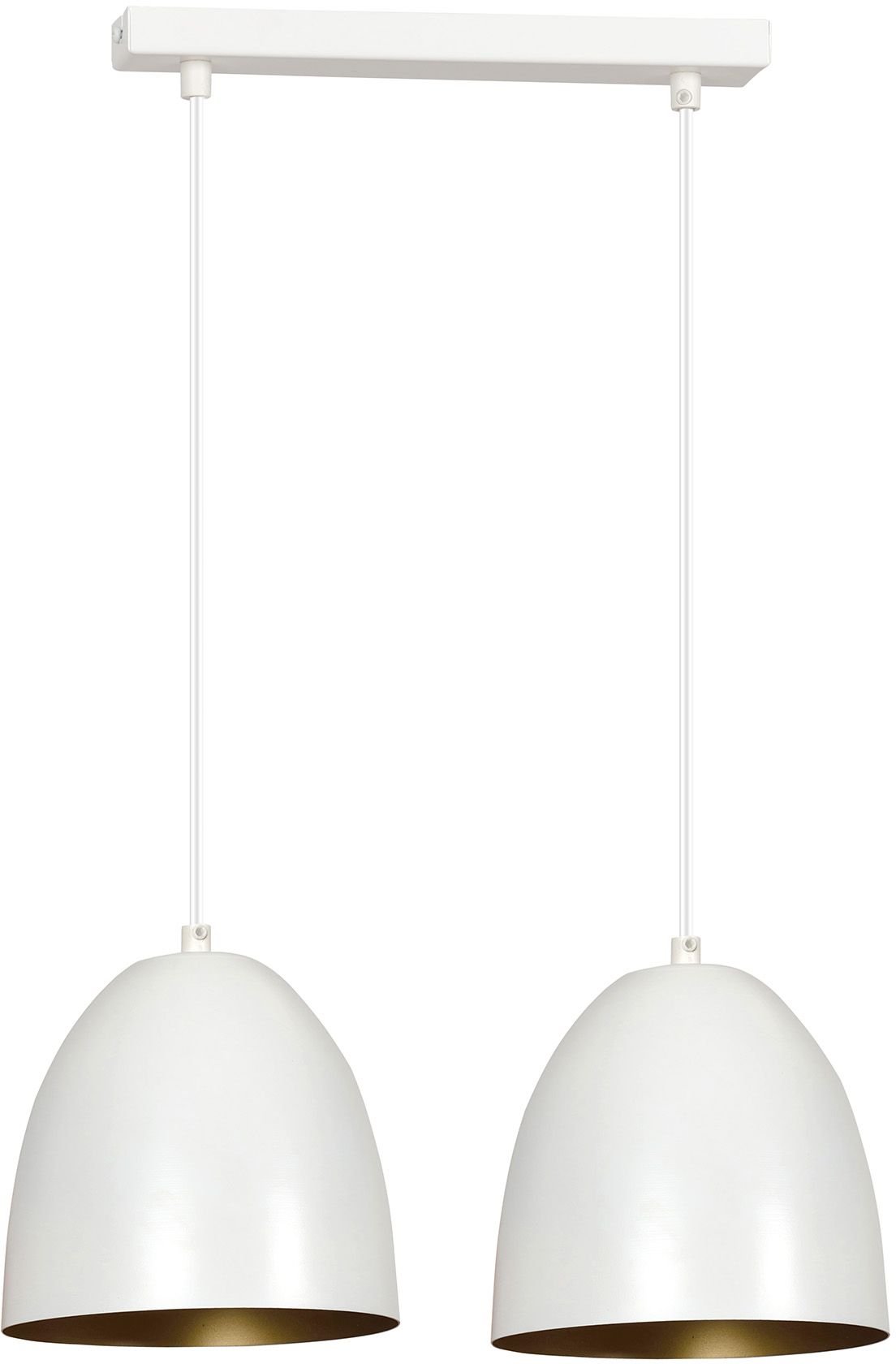Emibig Lenox lampă suspendată 2x15 W alb-brilian 411/2