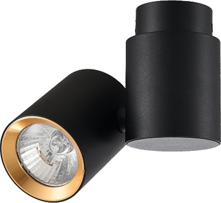 Light Prestige Boston lampă de tavan 1x50 W negru-auriu LP-741/1WBK/GD