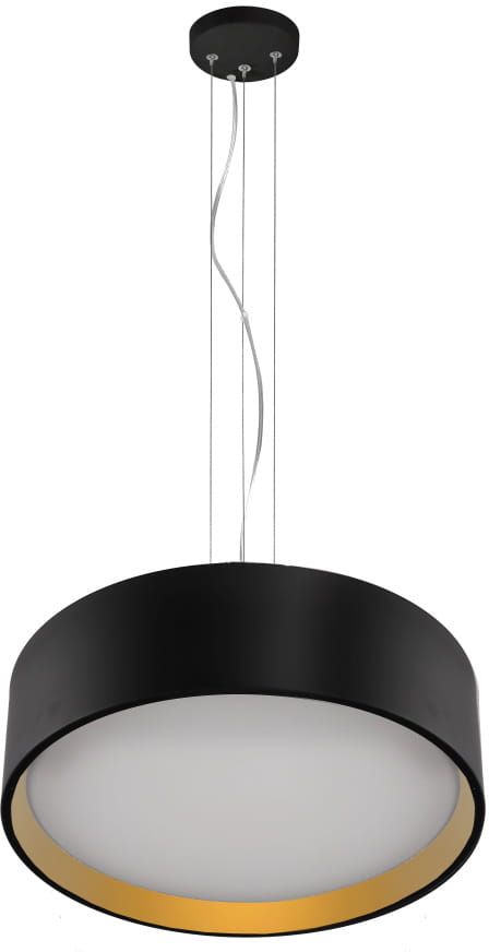 Light Prestige Hudson lampă suspendată 1x36 W negru-auriu LP-043/1PBK/GD