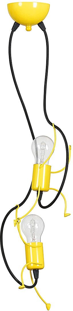 Emibig Bobi lampă suspendată 2x60 W negru 536/2