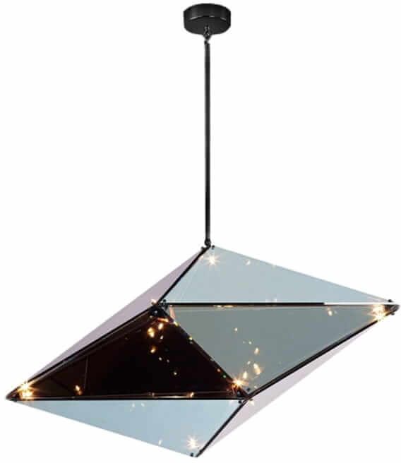 Light Prestige Konstelacja lampă suspendată x8 W negru-fumuriu LP-056/1PBK