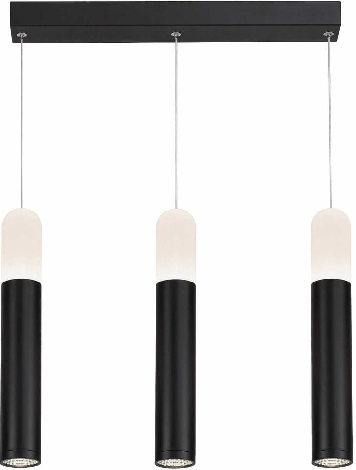 Light Prestige Fano lampă suspendată 3x10 W alb-negru LP-8012/3P