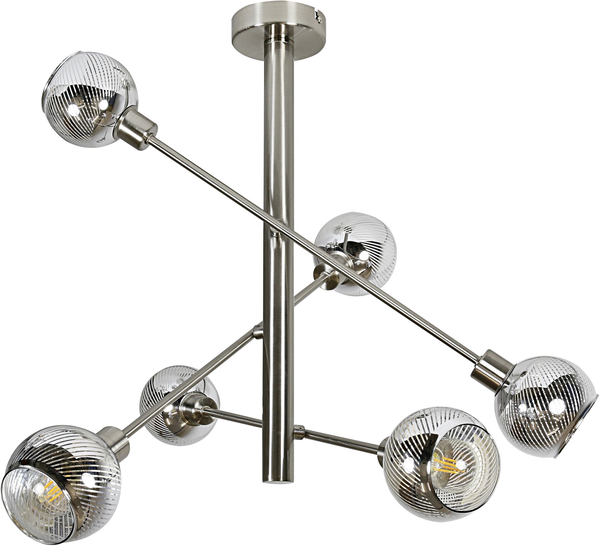 Candellux Migo lampă de tavan 6x10 W crom 36-72481