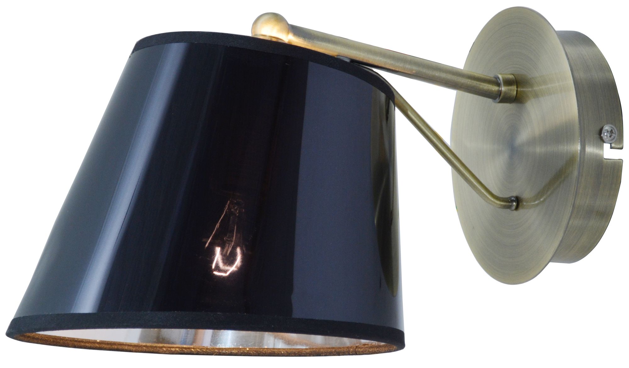 Candellux Cortez lampă de perete 1x40 W negru-patină 21-54975