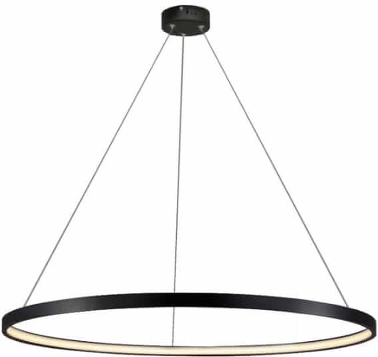 Light Prestige Ring lampă suspendată 1x24 W negru LP-909/1PSBK