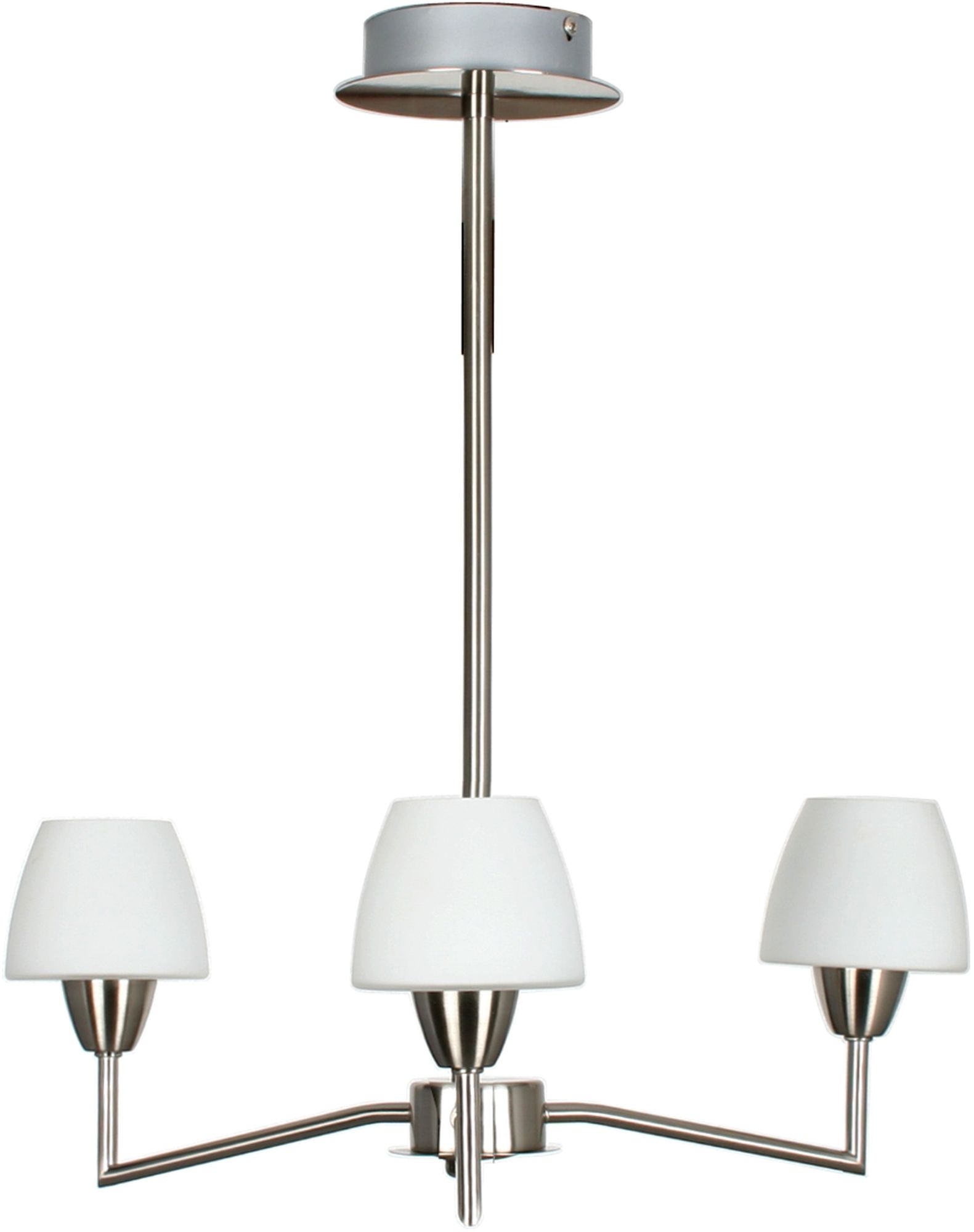 Candellux Togo lampă de tavan 3x40 W alb-nichel 33-10639