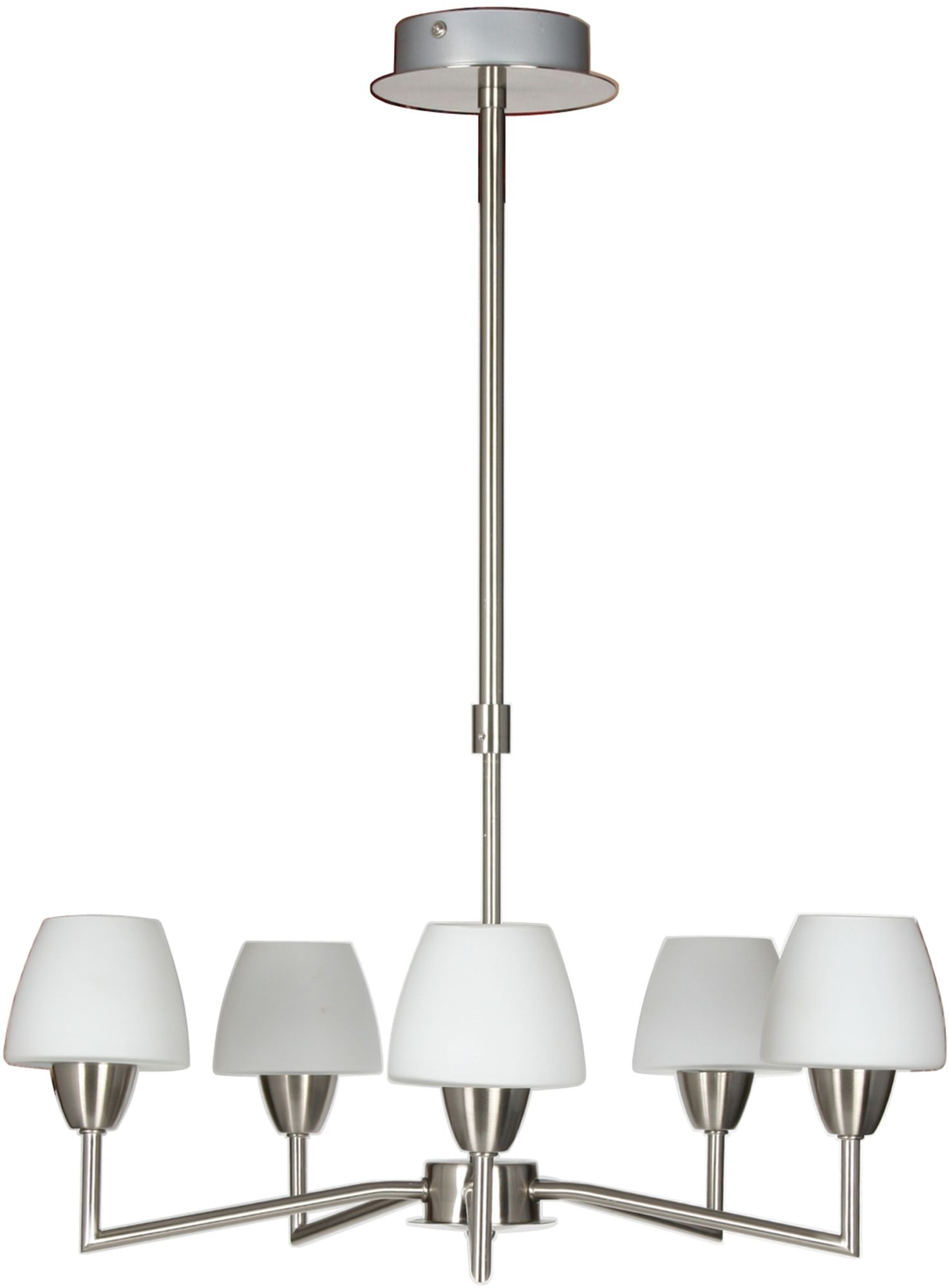 Candellux Togo lampă de tavan 5x40 W alb-nichel 35-10646