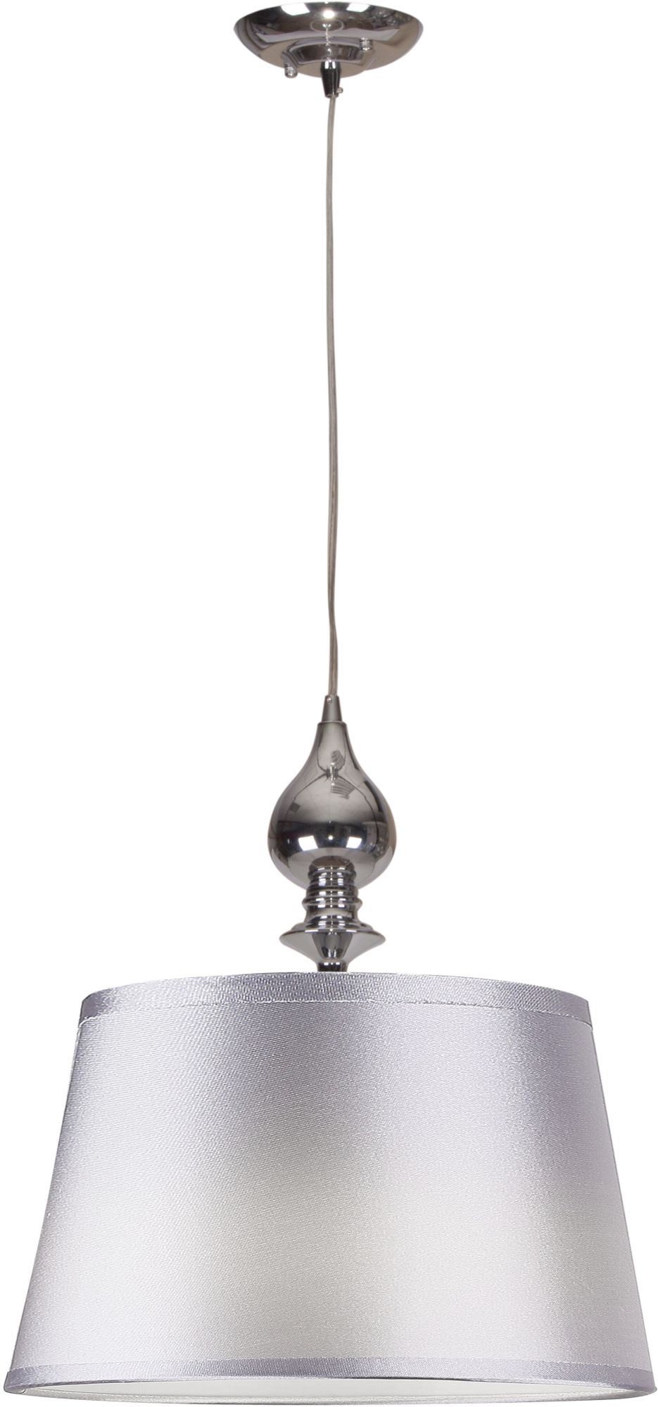 Candellux Prima lampă suspendată 1x60 W crom-gri/frasin 31-03690