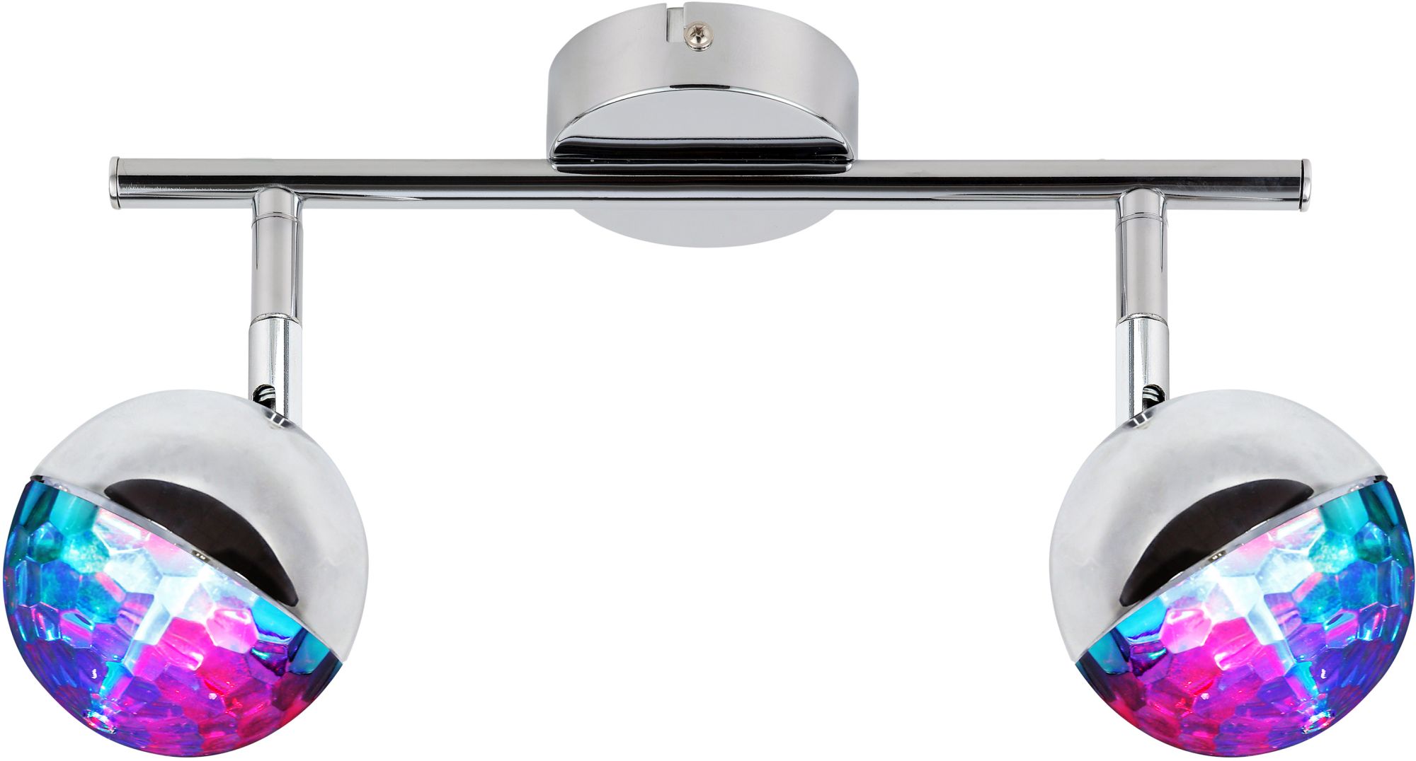 Candellux Party lampă de tavan 2x3 W crom 92-67760