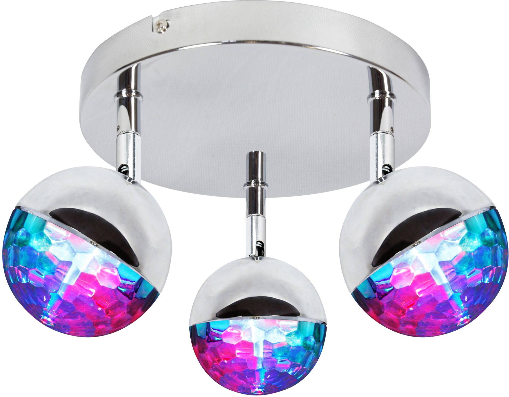 Candellux Party lampă de tavan 3x3 W crom 98-67784