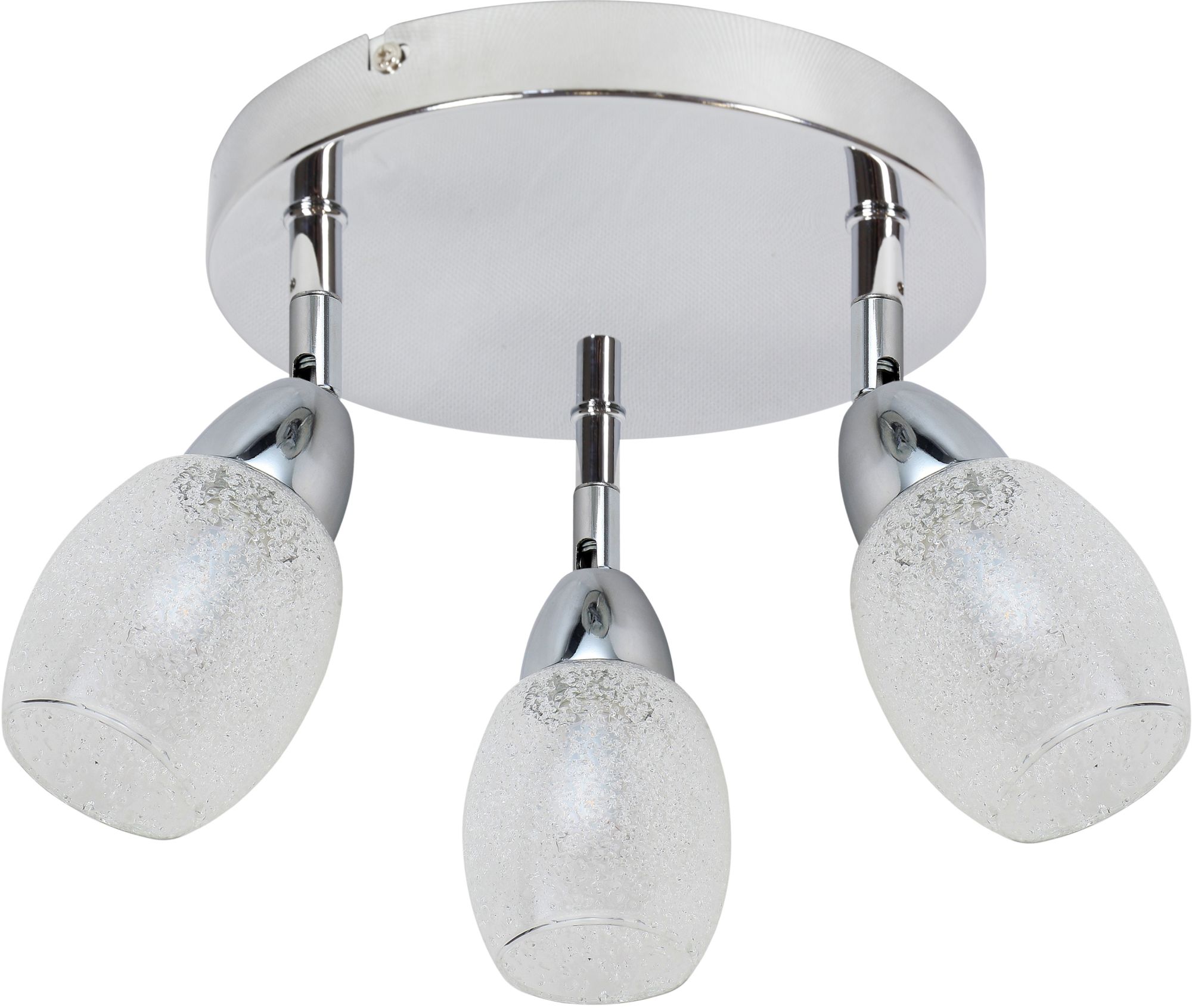 Candellux Rico lampă de tavan 3x6 W crom-transparent 98-67692
