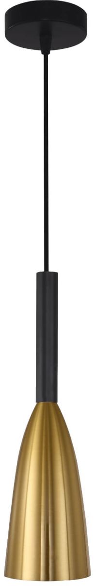 Light Prestige Solin lampă suspendată 1x60 W negru-auriu LP-181/1PGD