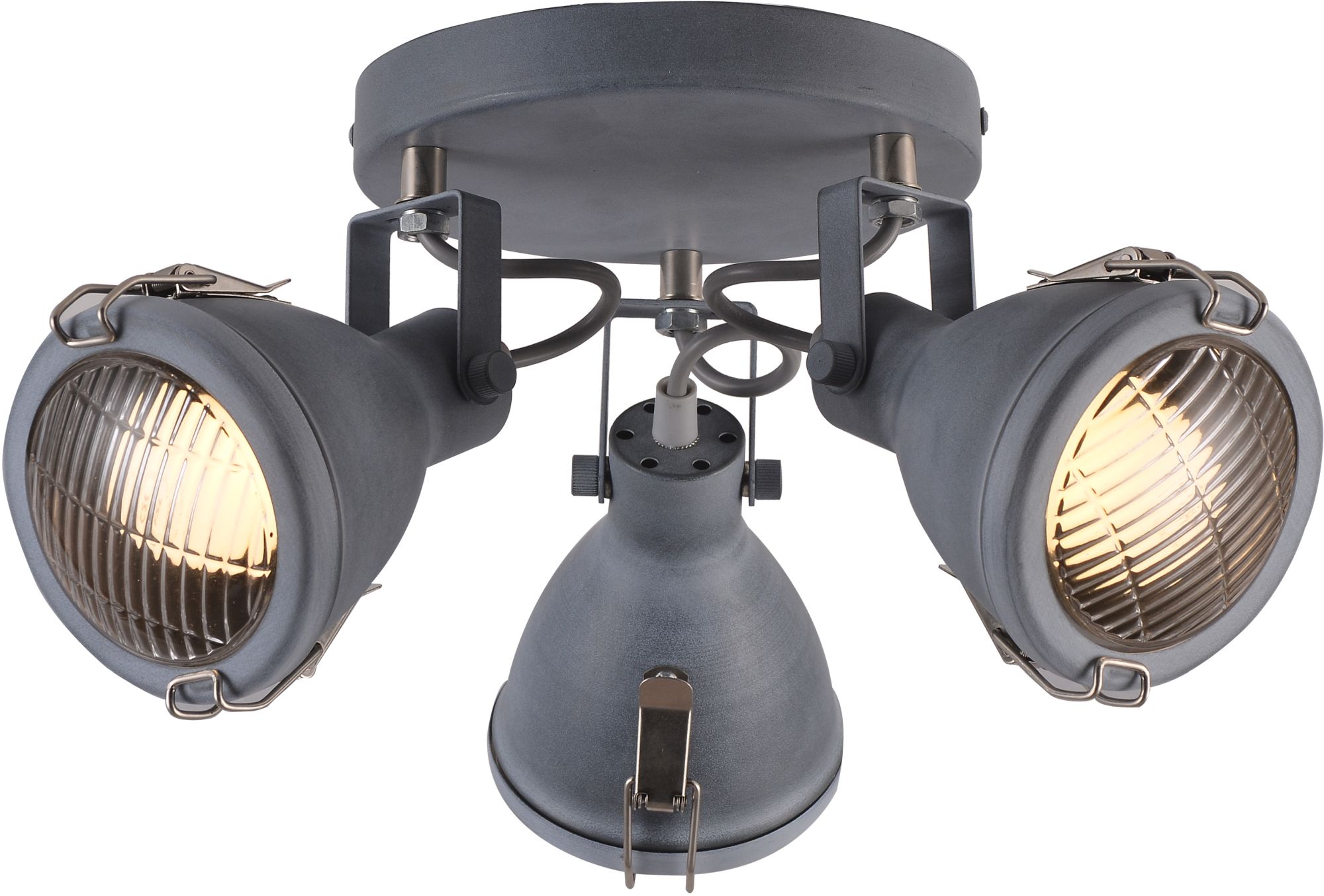 Candellux Crodo lampă de tavan 3x40 W gri 98-71132