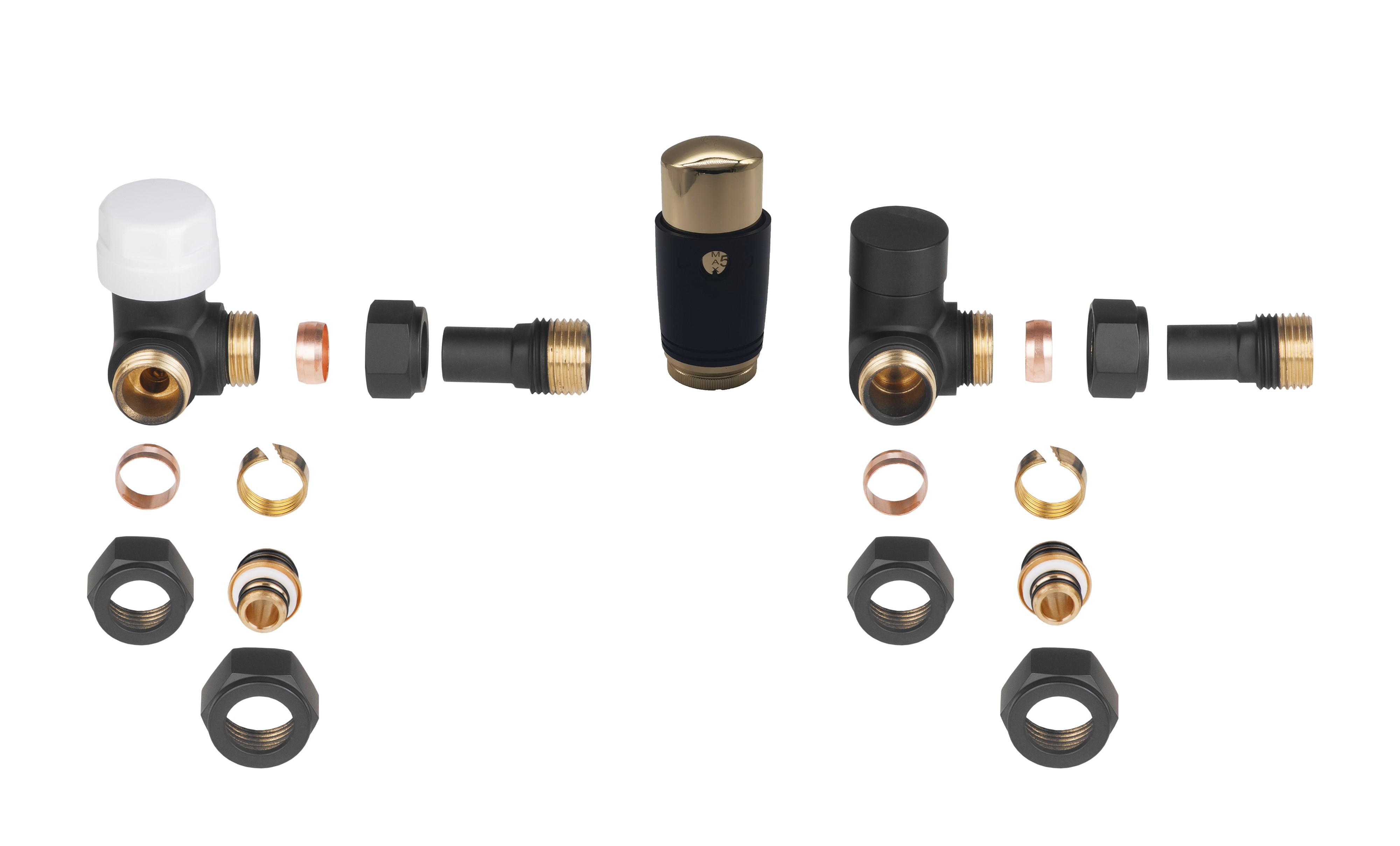 Invena PROV set termostatic negru CD-25-Z15