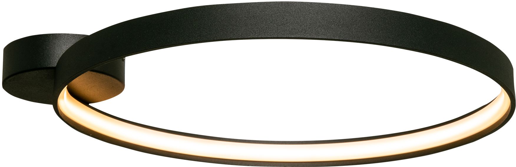 Zuma Line Circle lampă de tavan 1x50 W negru LA0772