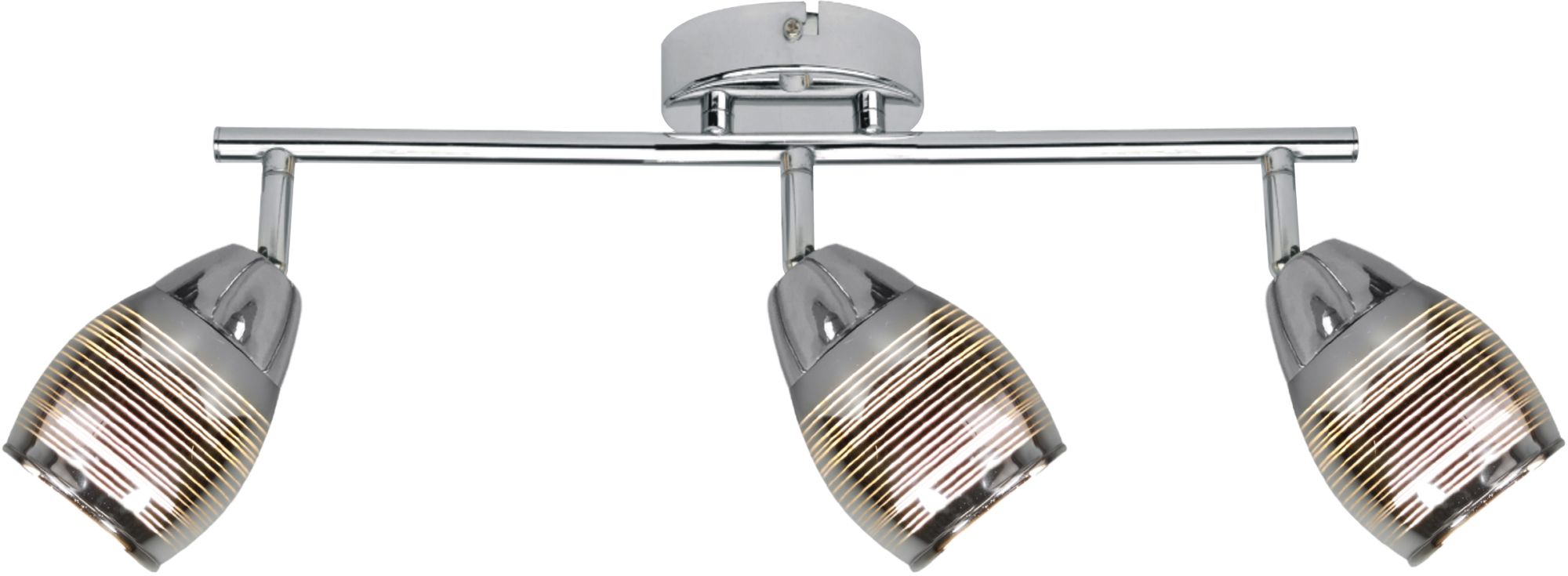 Candellux Milton lampă de tavan 3x10 W crom 93-61294