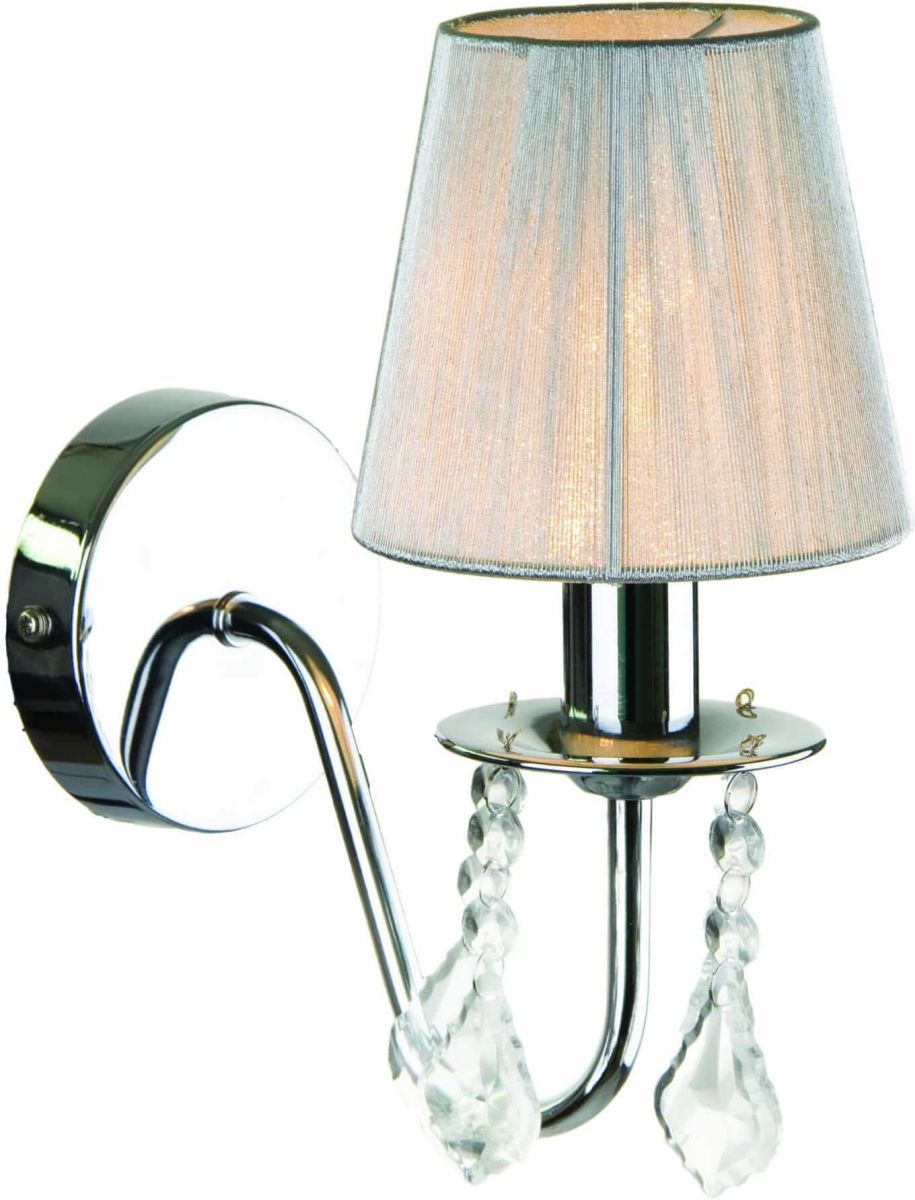Light Prestige Mona lampă de perete 1x40 W alb-argint LP-5005/1WSREBRNA